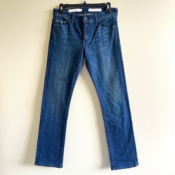 Anthropologie Pilcro and the Letterpress Slim Straight Jeans Mid Rise Size 28 - Picture 1 of 8